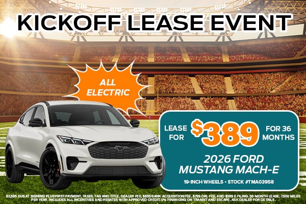 KICKOFF LEASE EVENT MACH-E