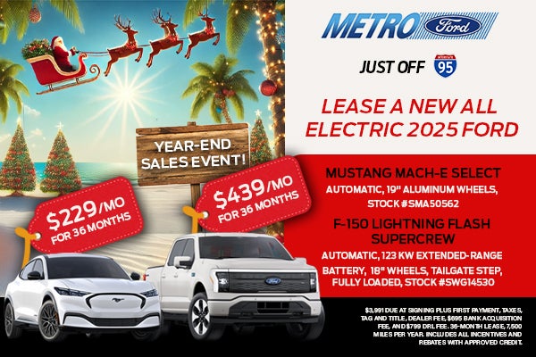 MUSTANG MACH E-SELECT & F-150 LIGHTNING FLASH SUPERCREW