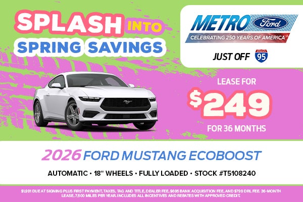 2026 FORD MUSTANG ECO BOOST