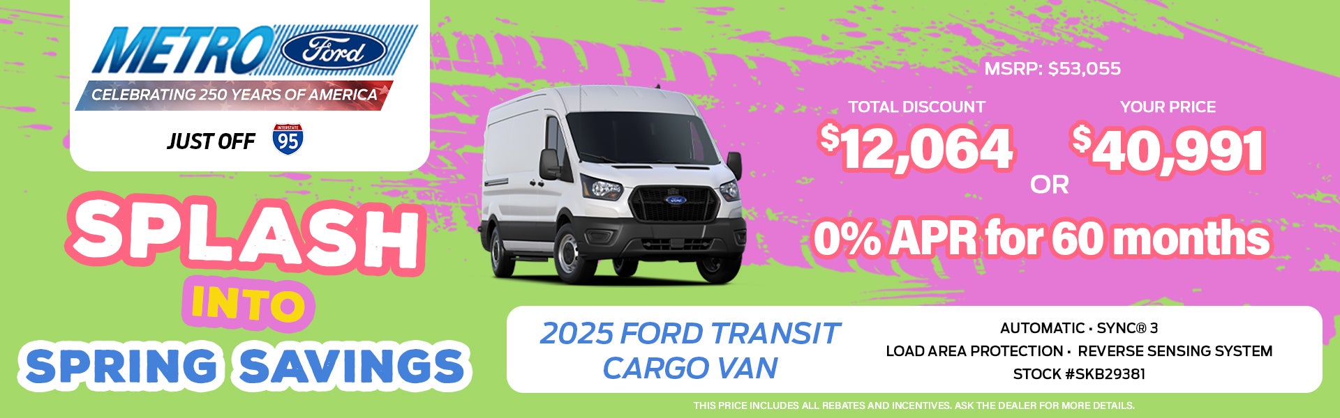 2025 FORD TRANSIT CARGO VAN