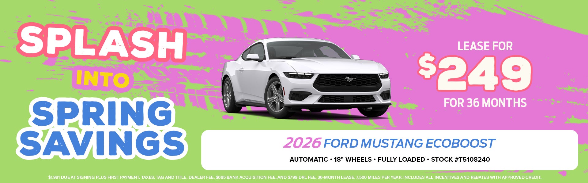 2026 FORD MUSTANG ECOBOOST