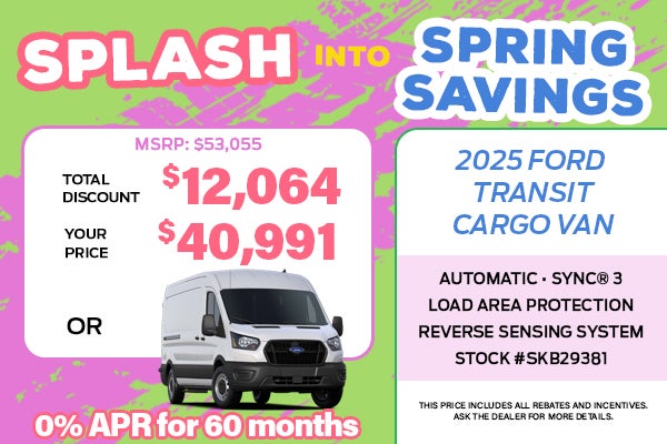 2025 FORD TRANSIT CARGO VAN