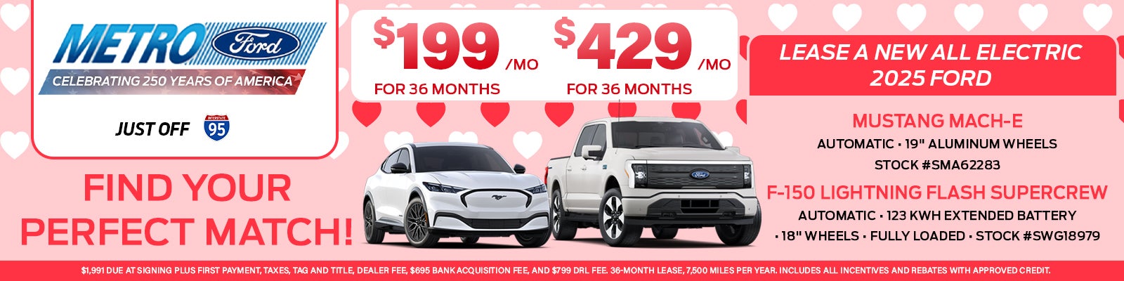 Mustang Mach-E and F-150 Lightning