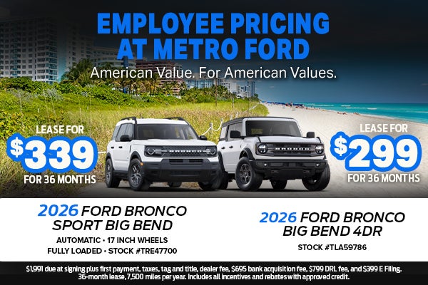 2025 ford Bronco and Bronco sports 