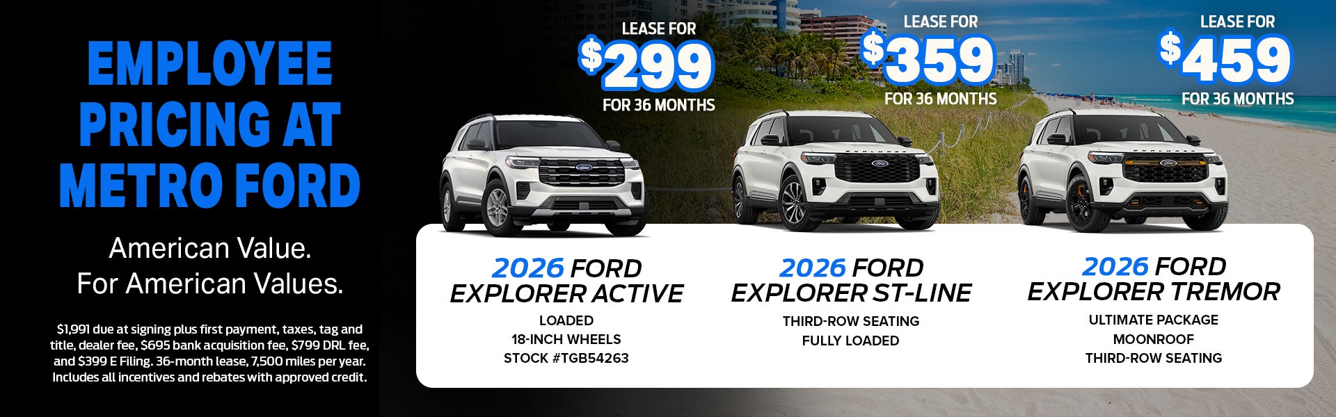 2026 FORD EXPLORER