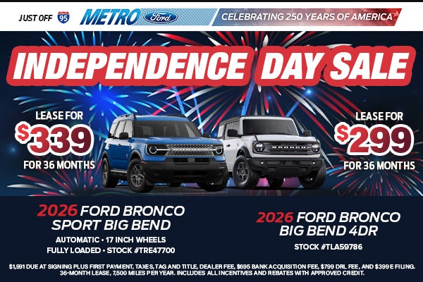 2025 ford Bronco and Bronco sports 