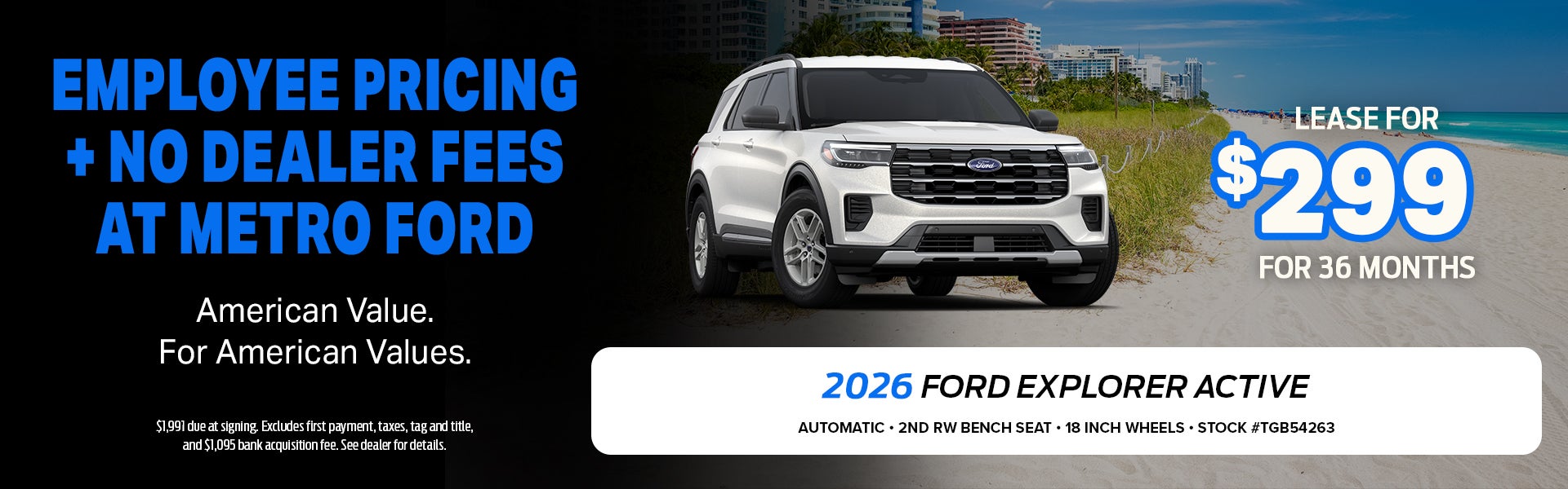 2026 FORD EXPLORER
