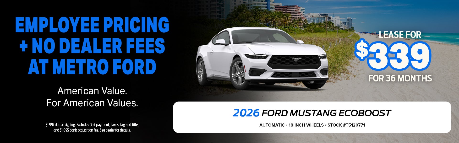 2026 FORD MUSTANG ECOBOOST