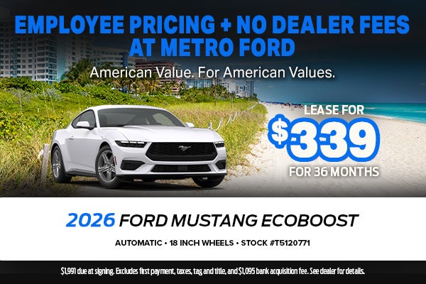 2026 FORD MUSTANG ECOBOOST