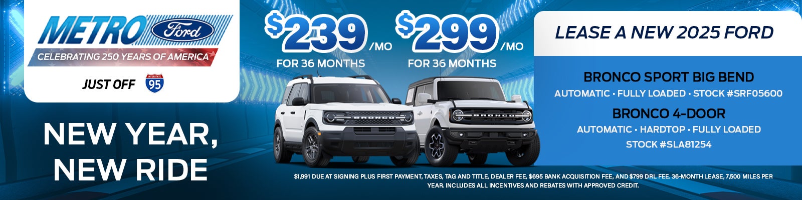 BRONCO SPORT BIG BEND & BRONCO 4-DOOR