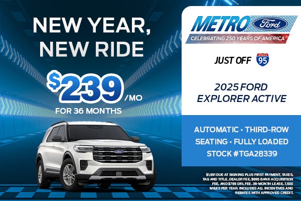 2025 FORD Explorer ACTIVE