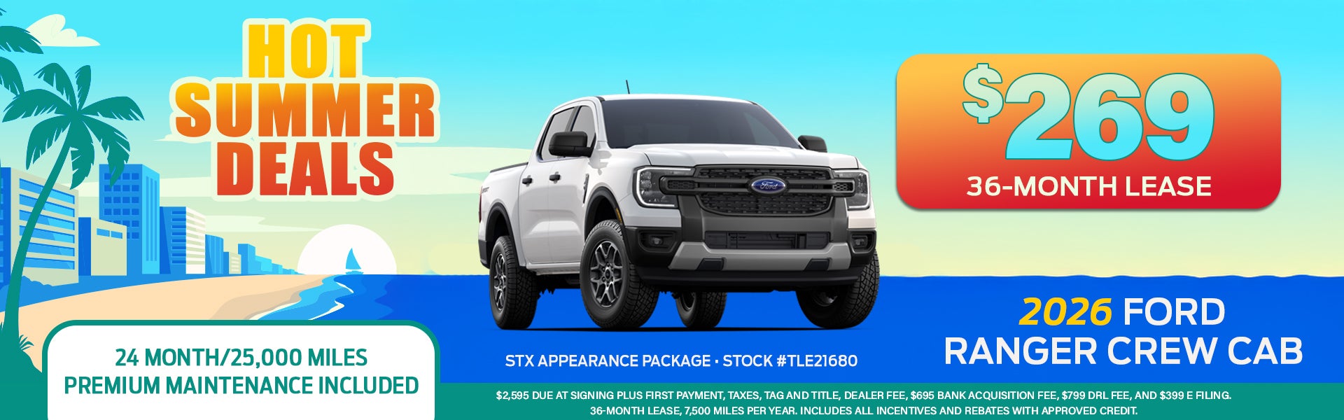 2026 FORD RANGER CREW CAB
