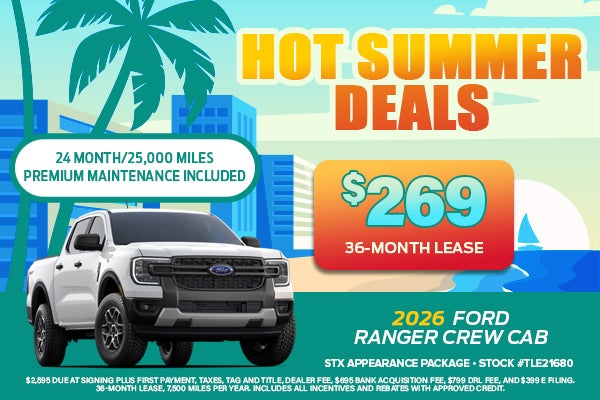 2026 FORD RANGER CREW CAB